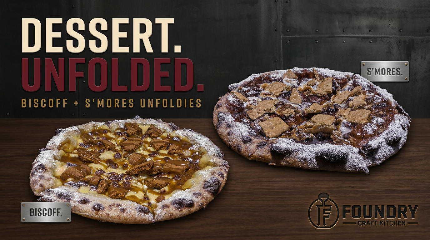 Dessert Unfolded at Foundry Craft Kitchen